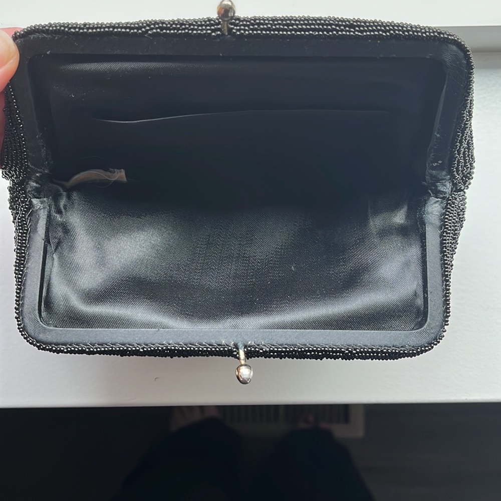 Black Beaded Evening Bag - Picture 7 of 11